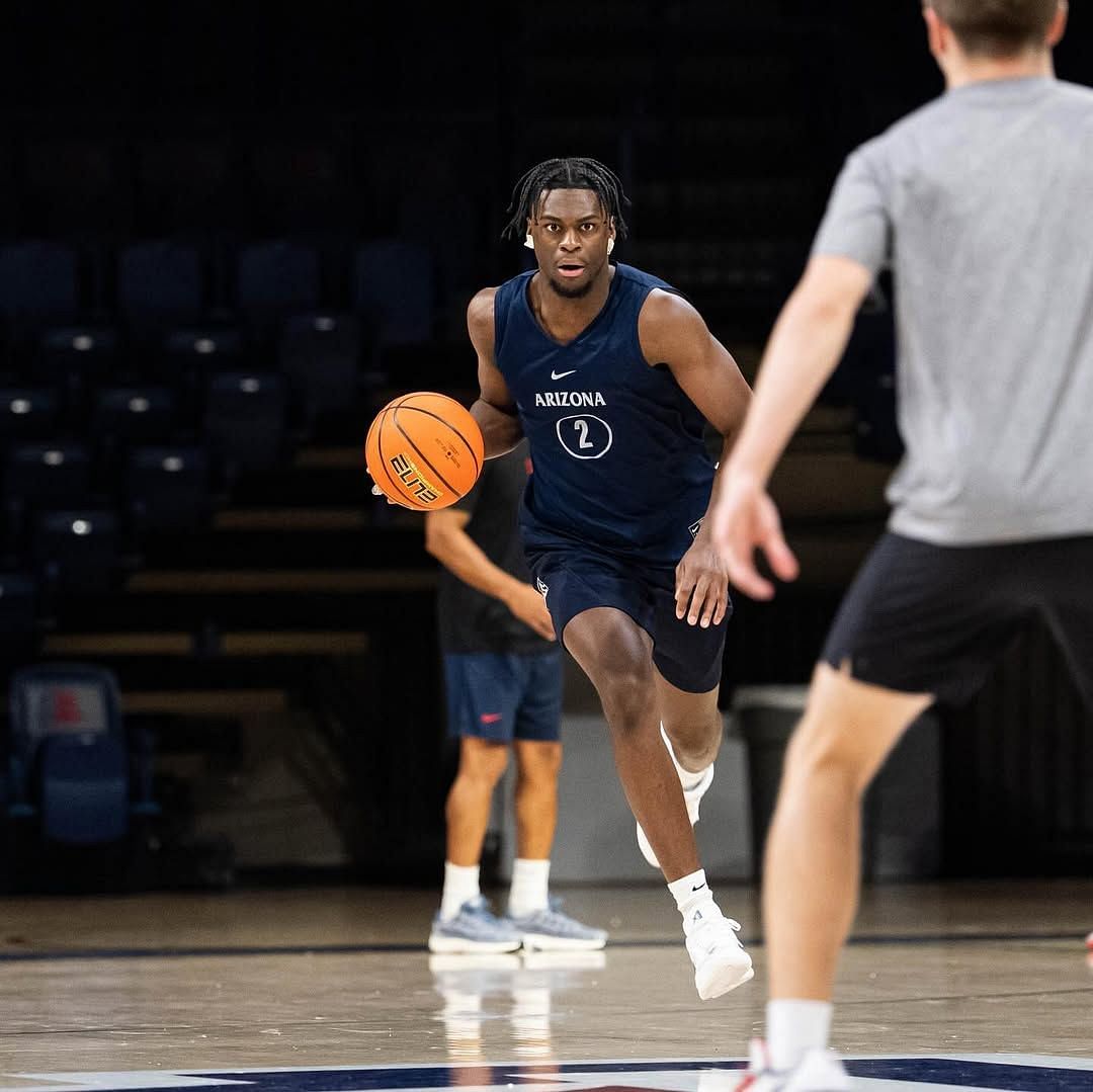 Four-star recruit Dwayne Aristode (Image via Instagram @arizonambb)